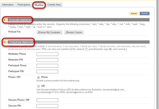 ITS - Information Technology Services > Creating a Collaborate Session > media_1333048023489.png